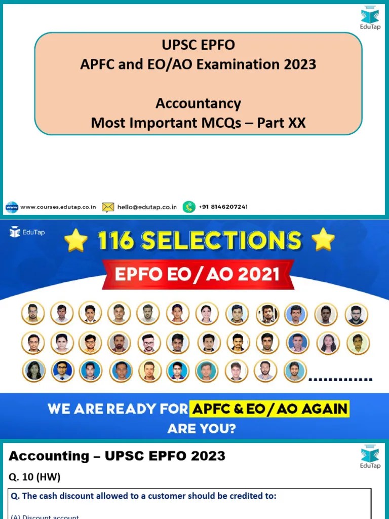 10 Most Important MCQs Of Accounting - Part - XX | PDF | Expense ...