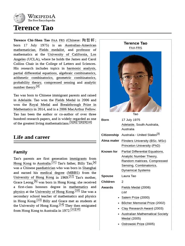 Terence_Tao | PDF | Mathematics | Mathematical Analysis