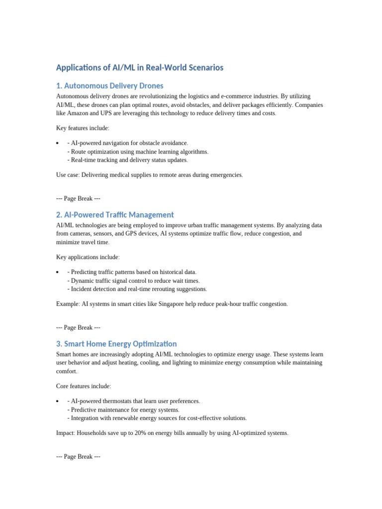 Unique_AI_ML_Applications | PDF