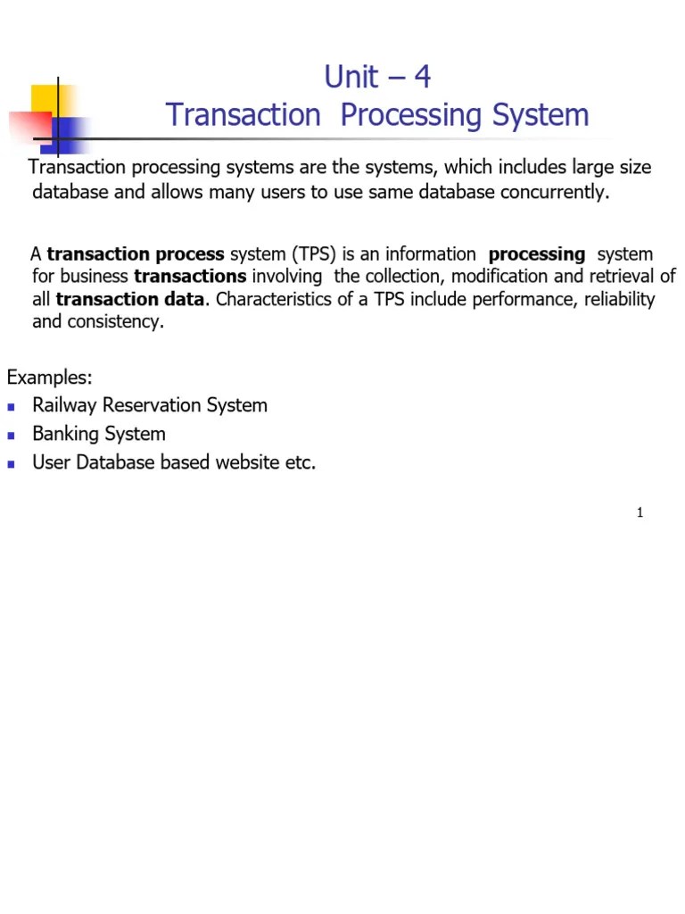 Unit4_2024 | PDF | Acid | Database Transaction