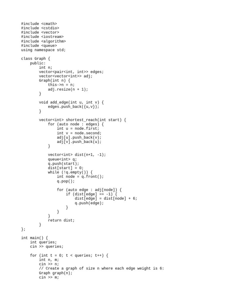 BFS_Shortest_Reach_In_A_Graph.cpp | PDF