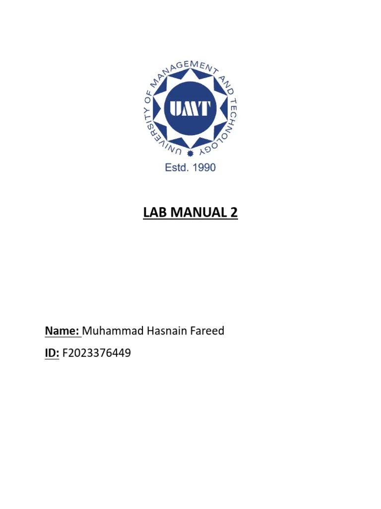 LAB Assignment 2 | PDF