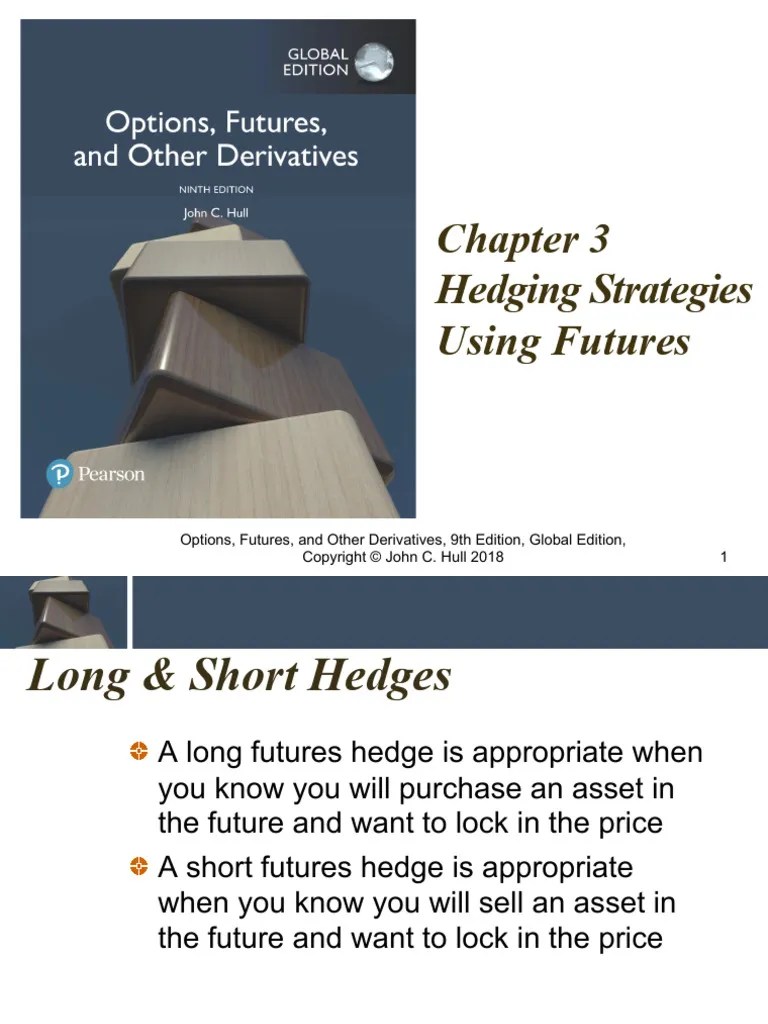 Ch03Hull | PDF | Hedge (Finance) | Futures Contract