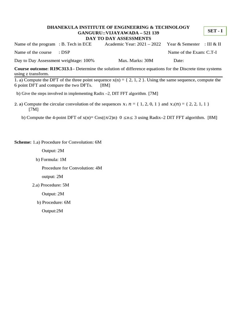 DFT | PDF | Discrete Fourier Transform | Fast Fourier Transform
