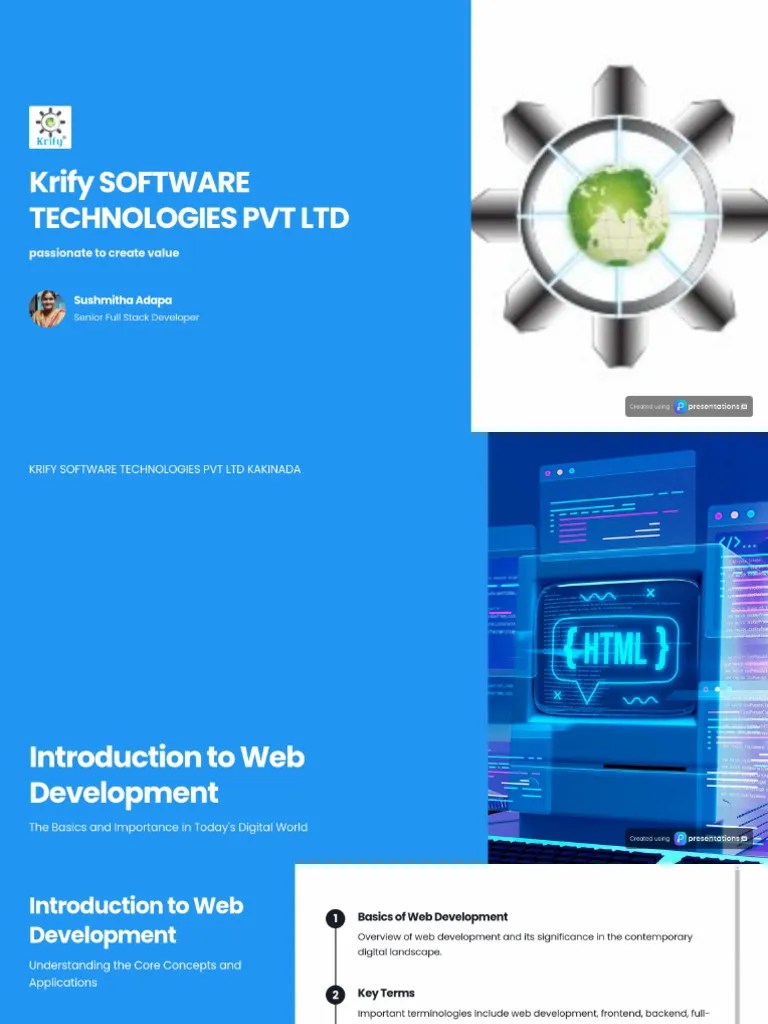 Introduction To Web Development | PDF