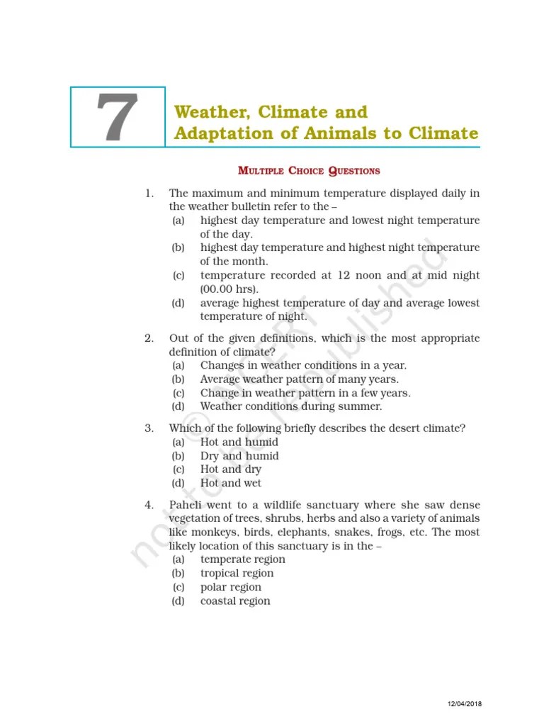 Weather, Climate | PDF | Weather | Rain