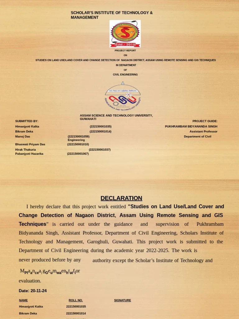 PPT LuLC | PDF | Arc Gis