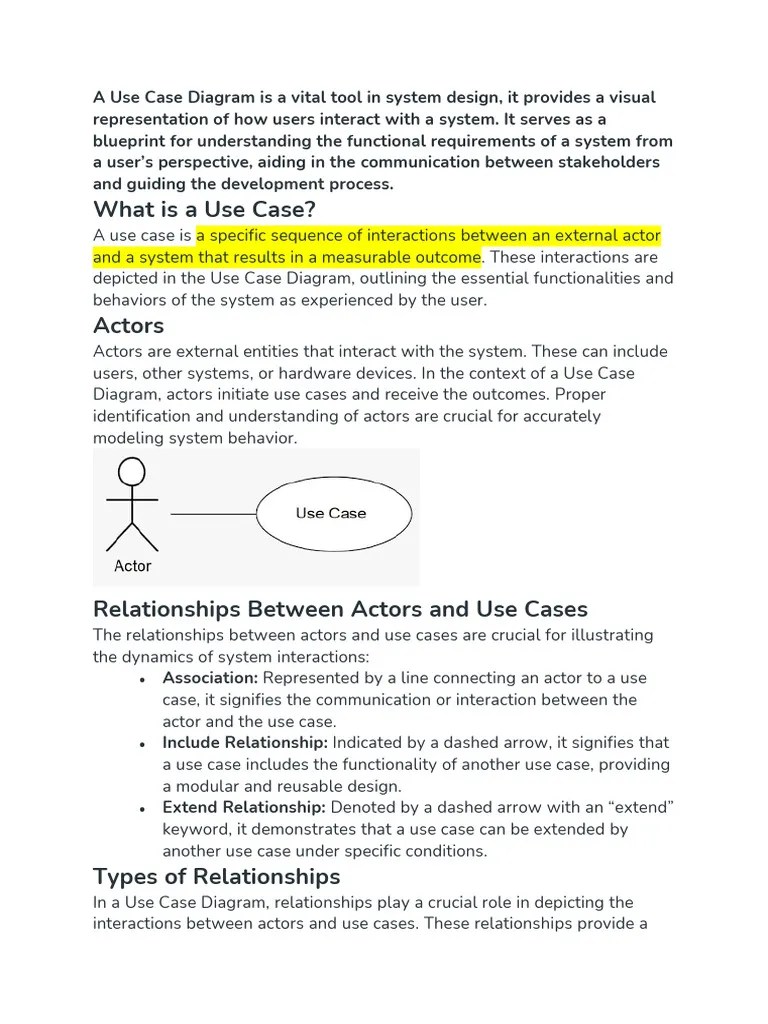 Uml_use Case Diagram | PDF | Use Case | System