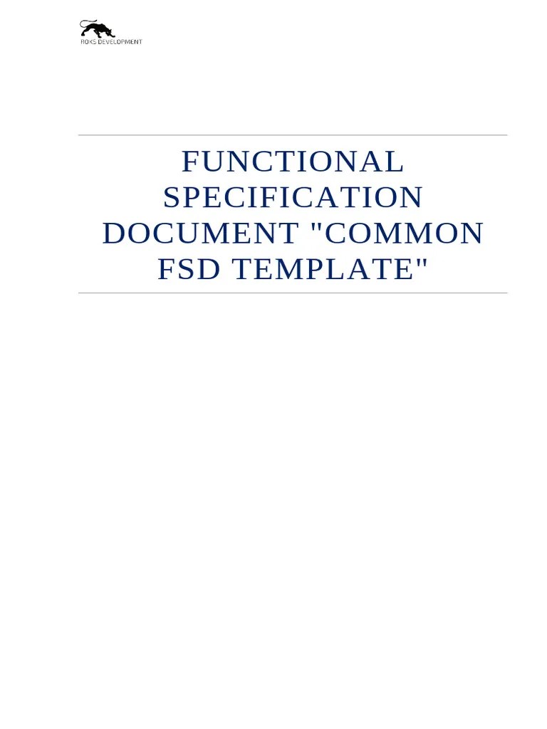 FRD_FSD_Template | PDF | Interface (Computing) | Reliability Engineering