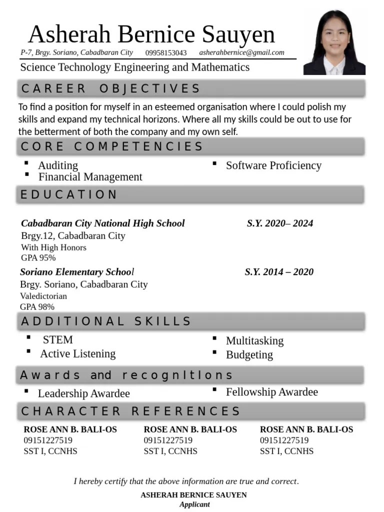 Mock Job Interview Resume Pdf
