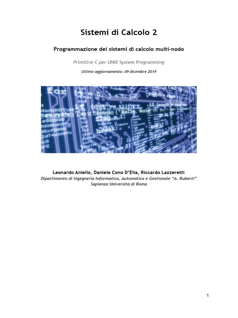 Primitive C Per UNIX System Programming | PDF