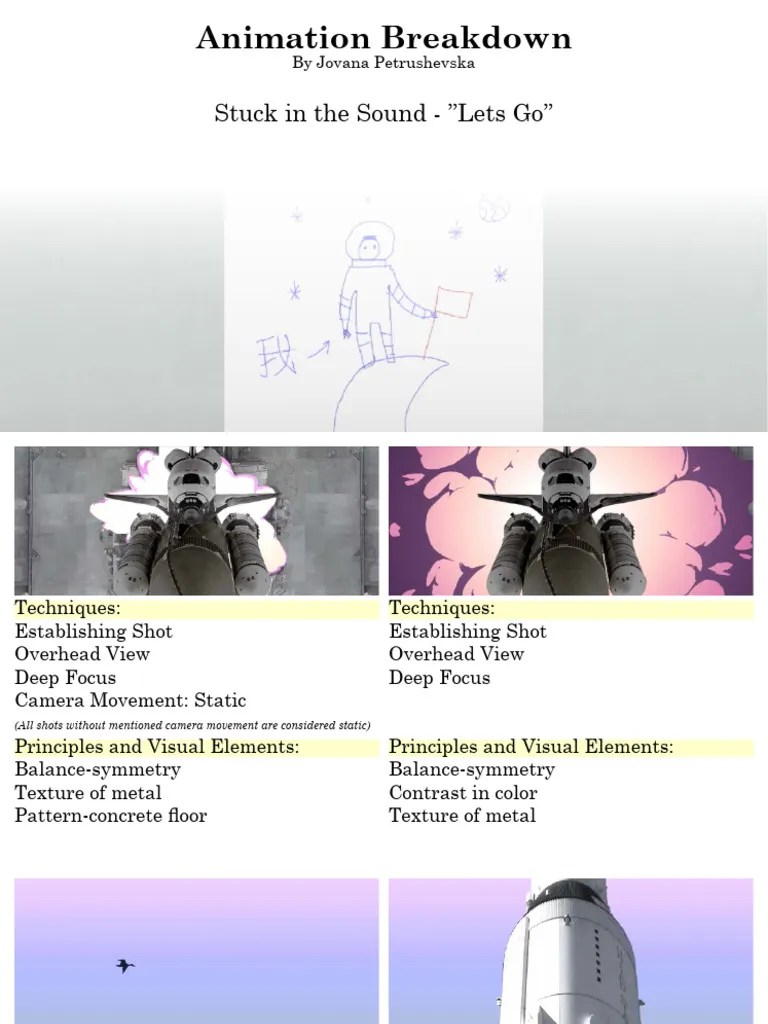 Case Study Animation Breakdown | PDF | Composition (Visual Arts) | Imaging