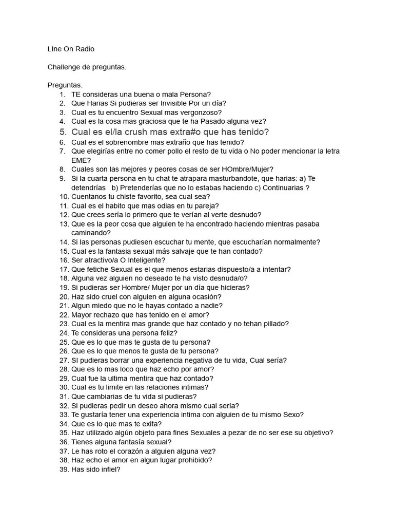 100 Preguntas | PDF | Amor