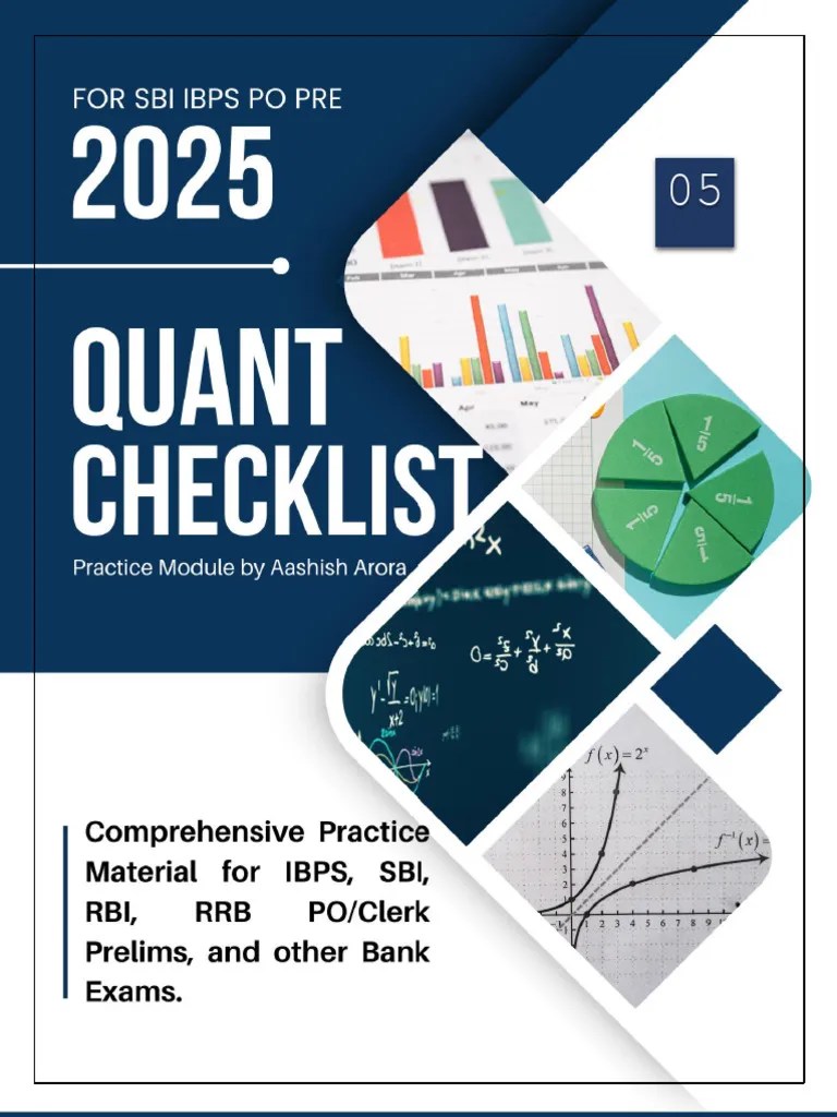 Quant_Prelims_Checklist_05_by_Aashish_Arora_for_Bank_Exams_2025 | PDF ...