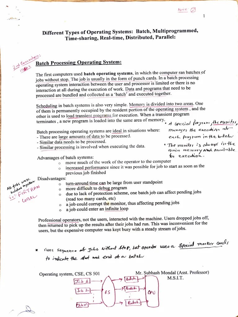 Operating System Notes | PDF | Parallel Computing | Distributed Computing