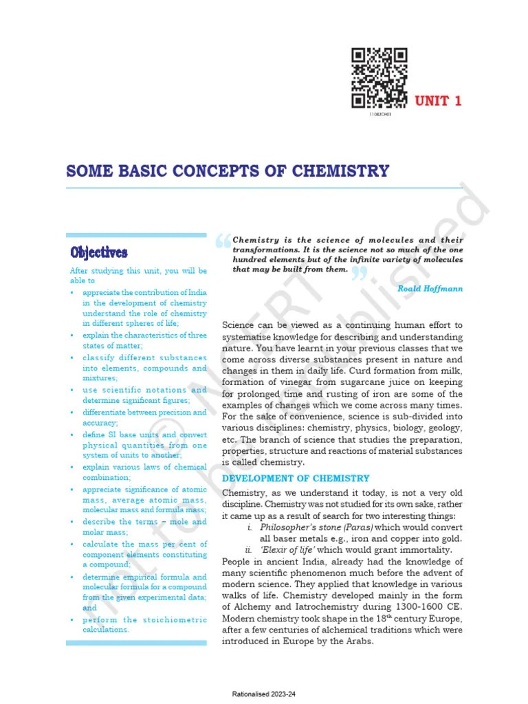 Chapter 1 | PDF | International System Of Units | Mixture