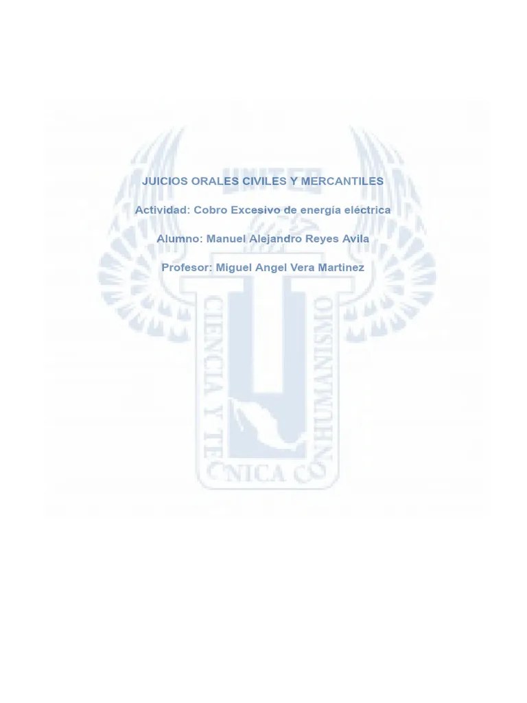Cobro Excesivo De La Luz | PDF | Los Consumidores | Justicia