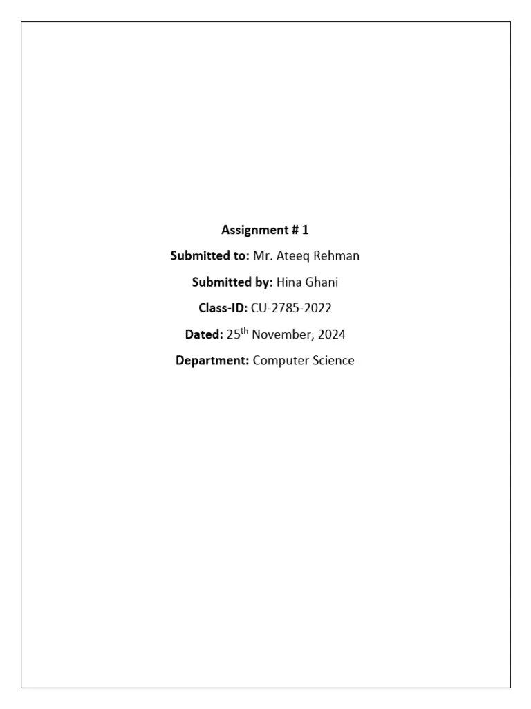 Operating Systems Assignment | PDF | Process (Computing) | Scheduling ...