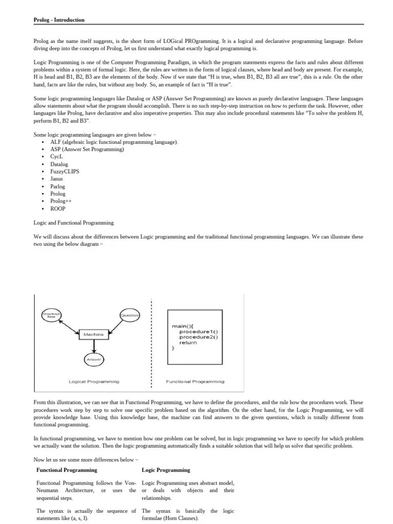 AI Unit 3 - Prolog | PDF | First Order Logic | Logic