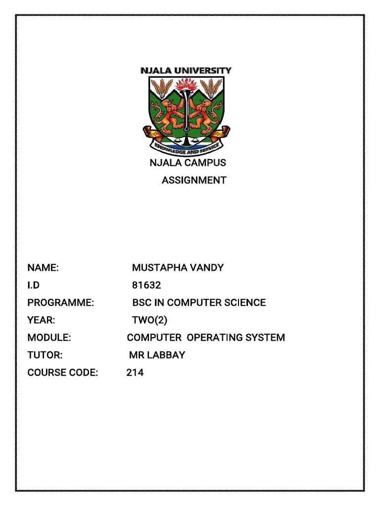 Computer Operating System | PDF