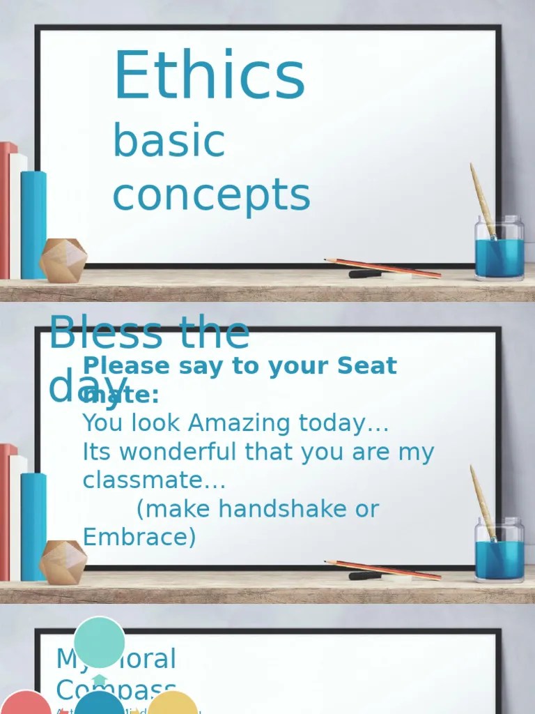 1 Ethics Basic Concepts Pdf Morality Conscience