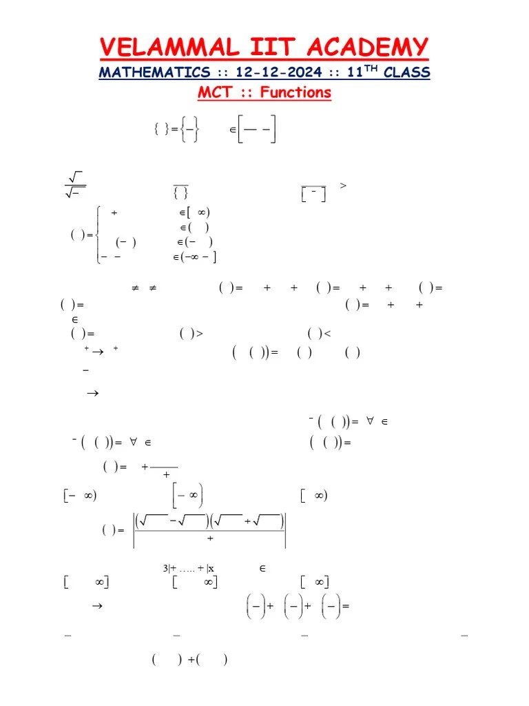 Functions | PDF | Elementary Mathematics | Functions And Mappings
