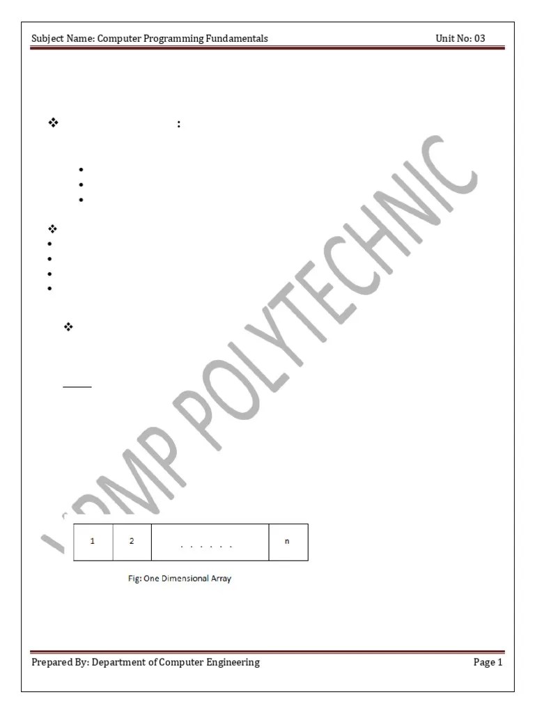 Cpf Unit3 Wordpress | PDF | Pointer (Computer Programming) | Integer ...