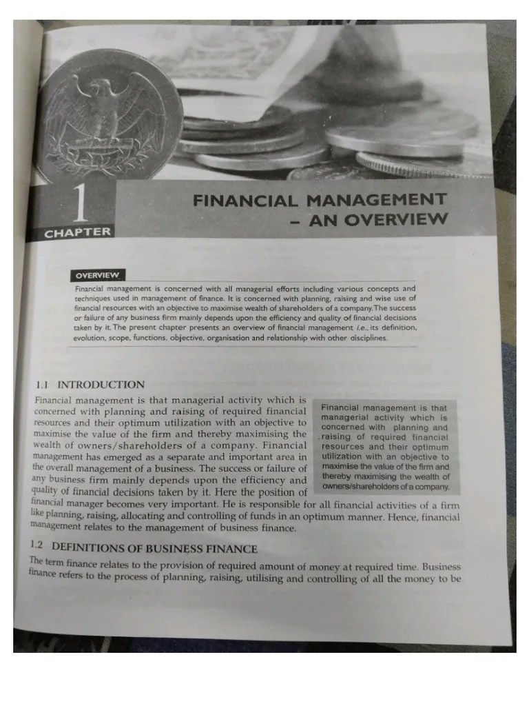 Chapter-1 Financial Management | PDF