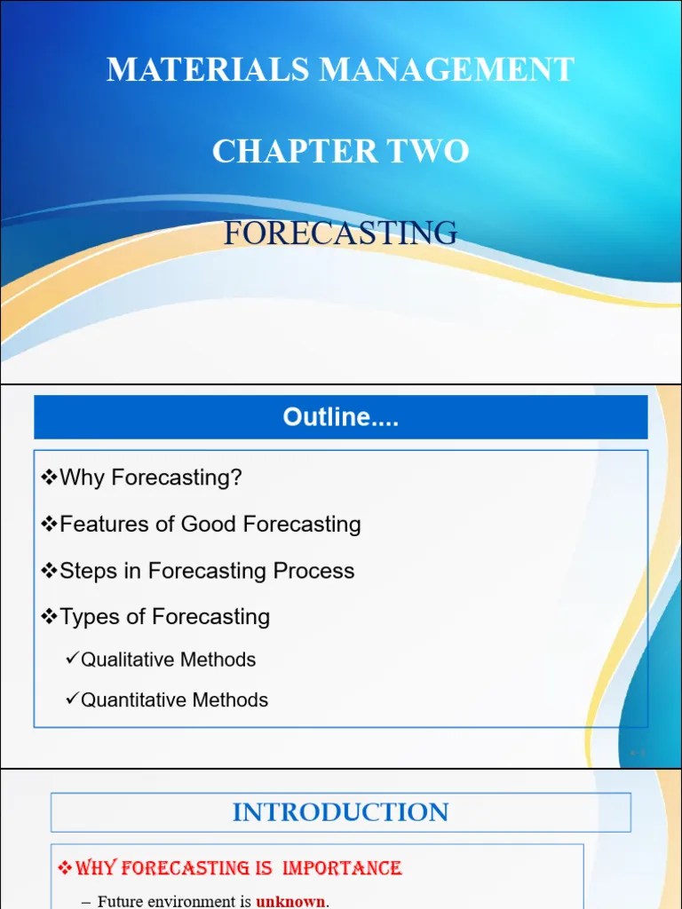 Chapter- 2 Forecasting | PDF | Forecasting | Seasonality