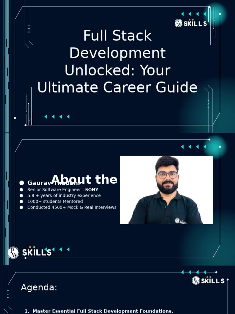 Full Stack Development Unlocked Your Ultimate Career Guide | PDF | Java Script | Web Development