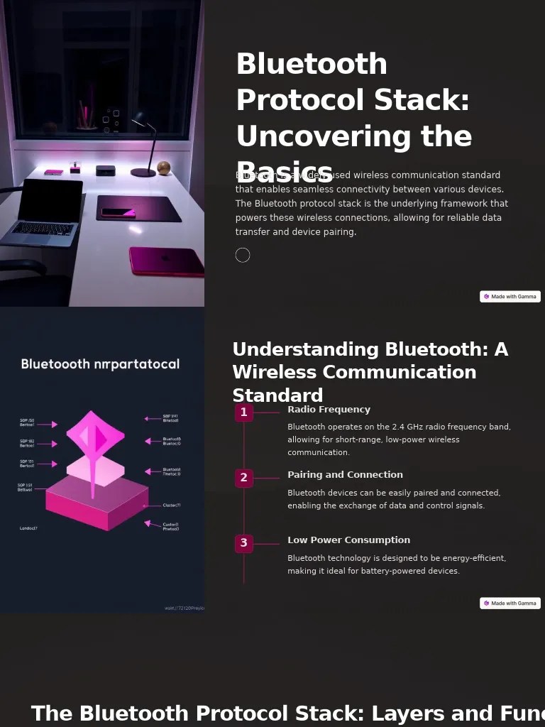Bluetooth Protocol Stack Uncovering The Basics | PDF | Bluetooth ...