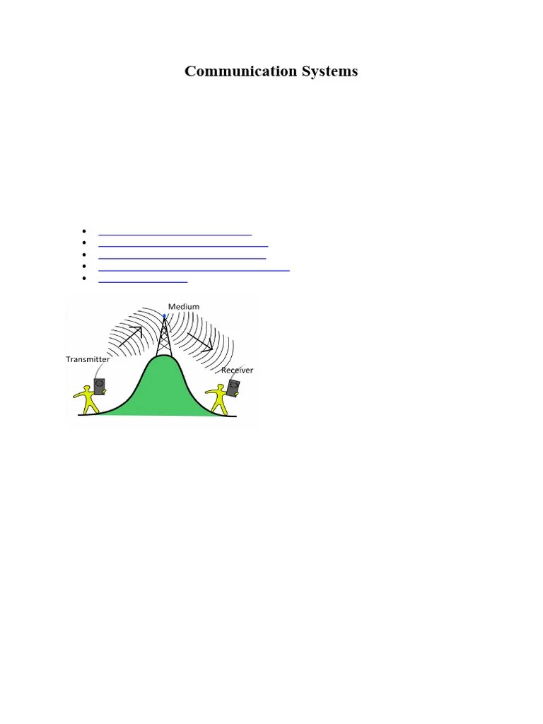 Communication Systems | PDF | Telecommunications | Modulation