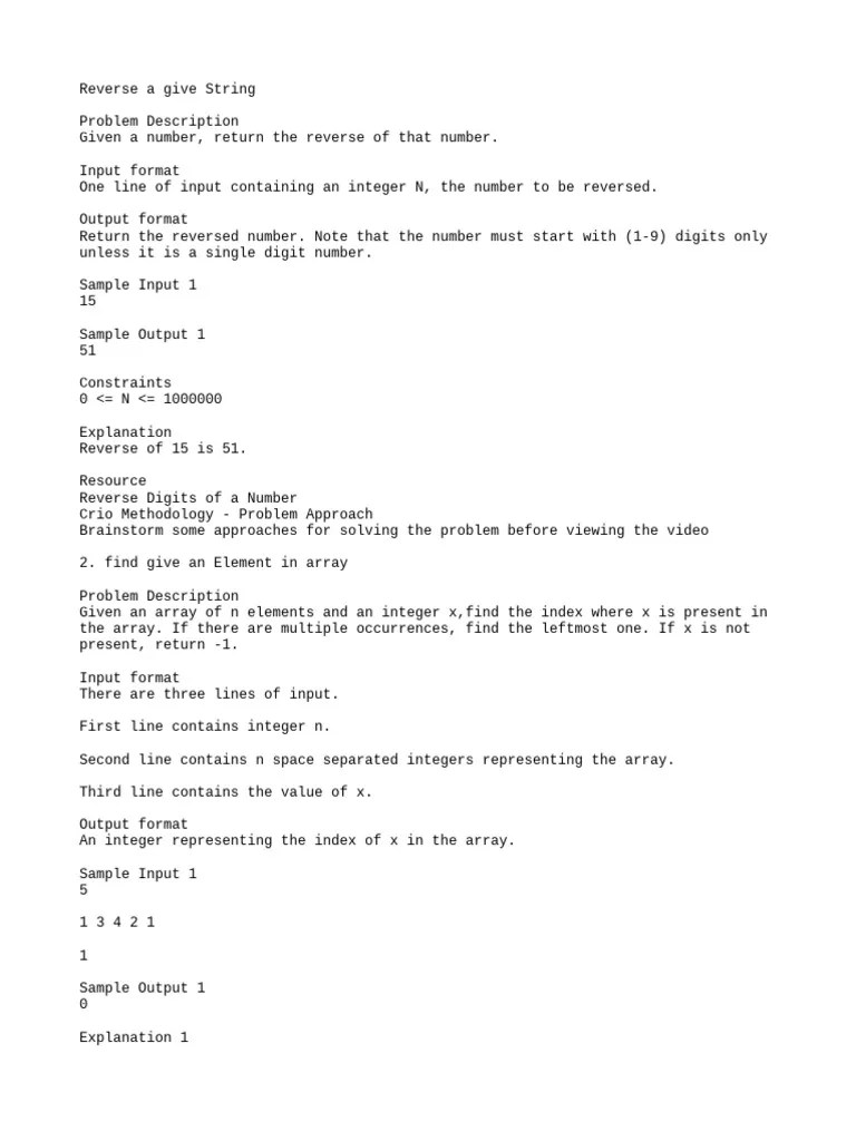 Basic DSA Questions | PDF | Applied Mathematics | Computer Programming