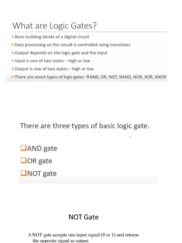 Logic Gates | PDF | Logic Gate | Computer Engineering