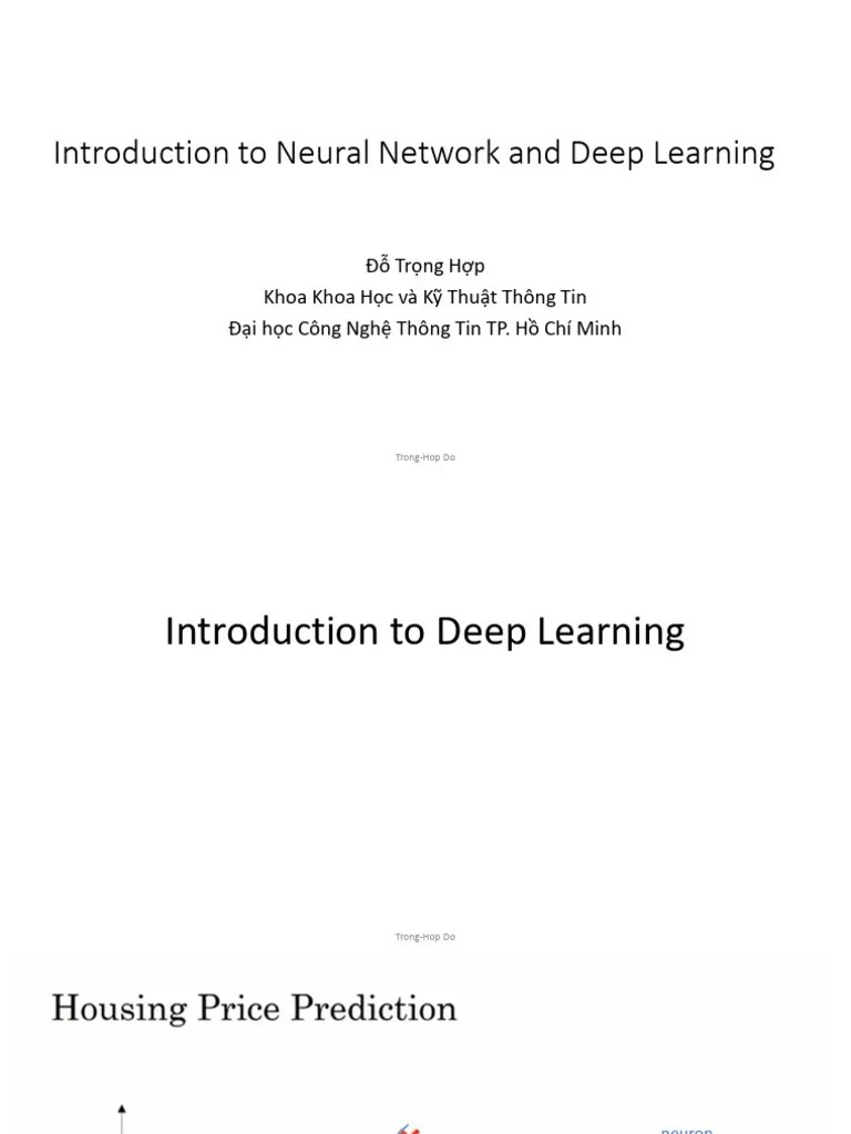 Introduction To Neural Network And Deep Learning | PDF | Deep Learning ...