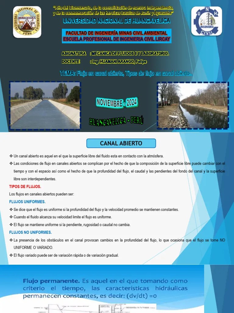 DISEÑO DE CANALES 2024-II | PDF