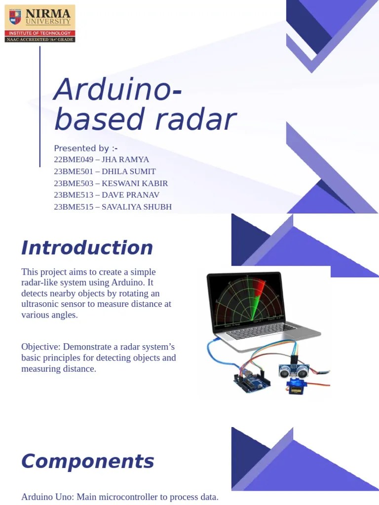 Arduino Based Radar. | PDF