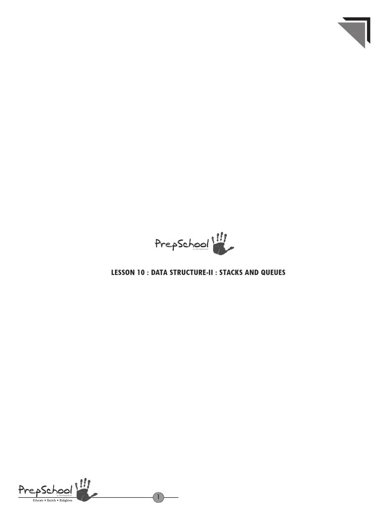 CHAPTER 10_DATA STRUCTURE-II_STACKS AND QUEUES Notes For Computer ...