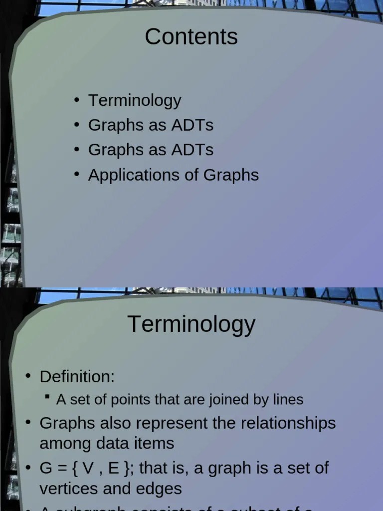 Chapter20 Graphs | PDF | Vertex (Graph Theory) | Algorithms And Data ...
