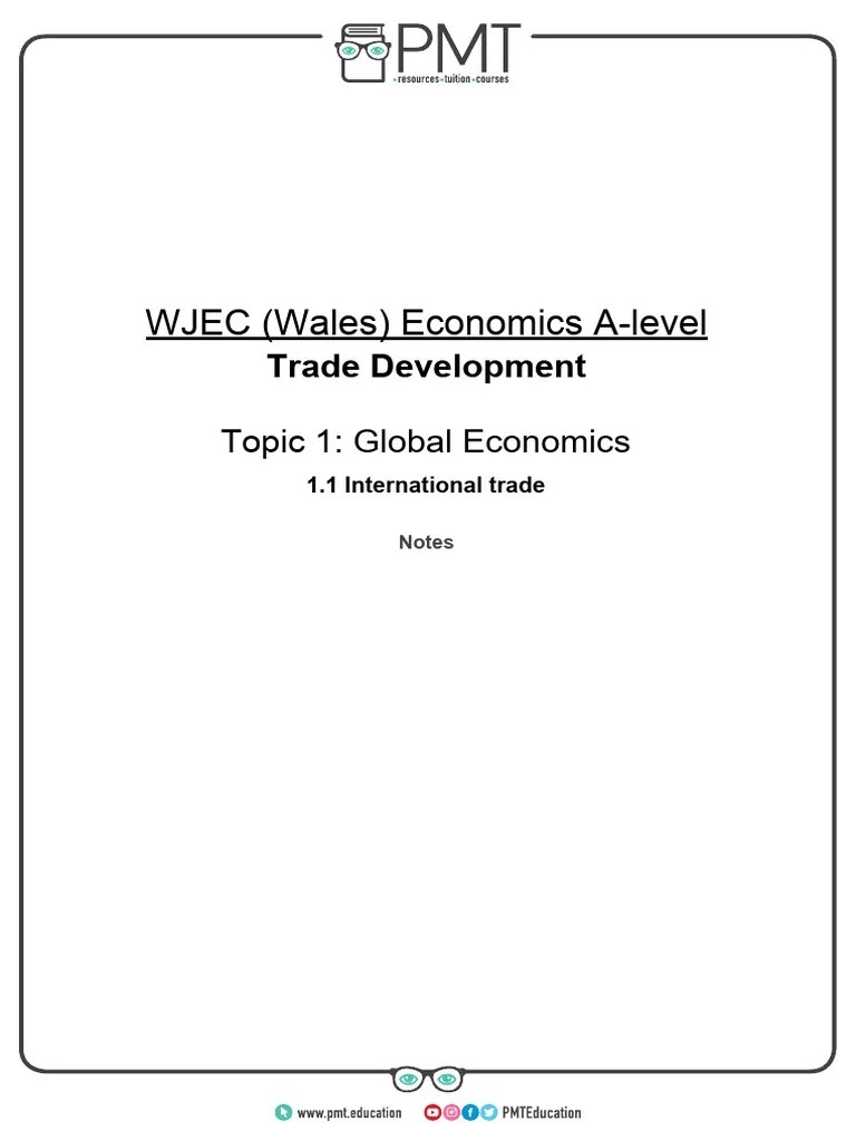 A) International Trade | PDF | Tariff | Protectionism