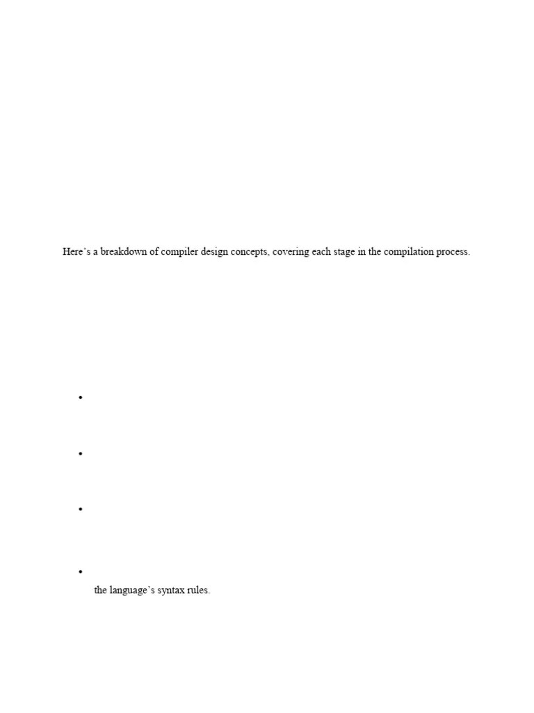 Compiler Introduction | PDF | Compiler | Parsing