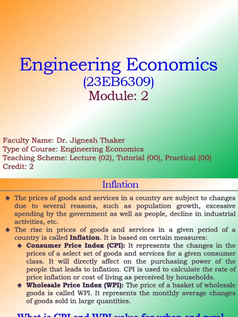 Module II Inflation And Price Changes | PDF | Cost Of Living | Inflation