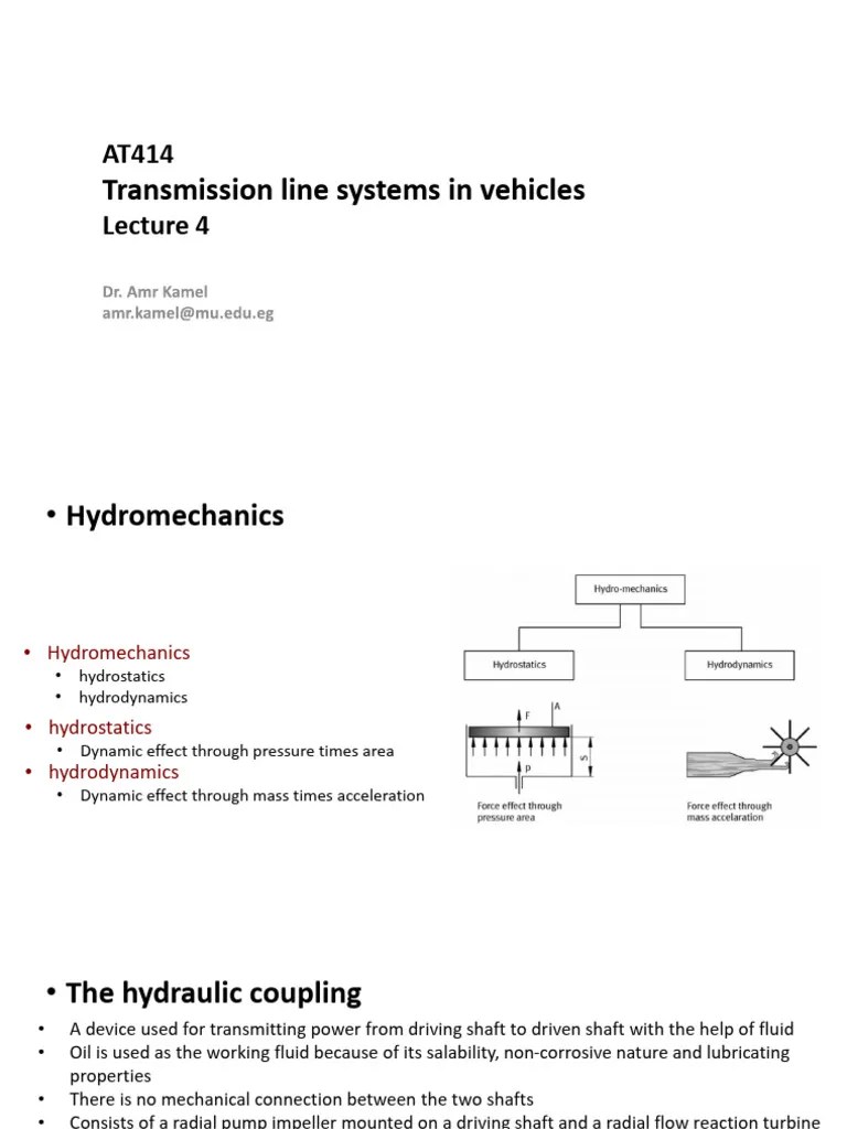 Lecture 4-4 | PDF | Pump | Classical Mechanics