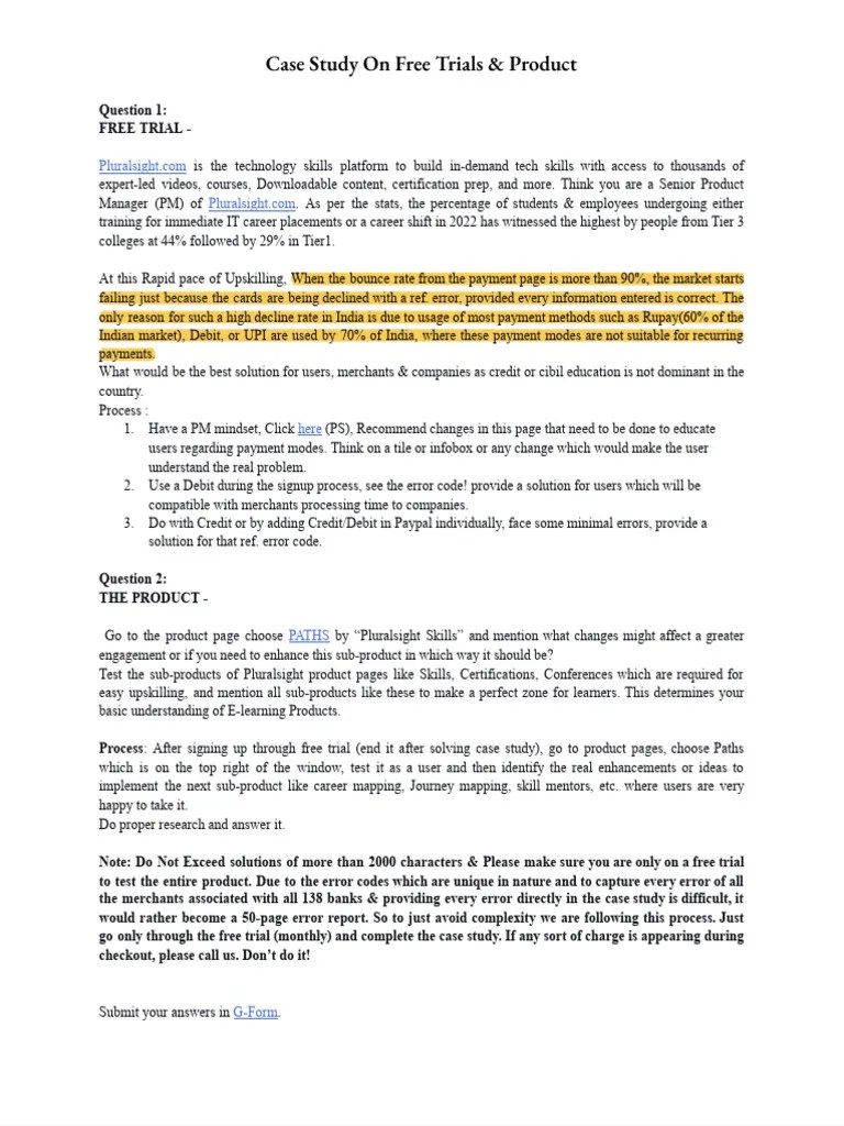 CASE STUDY _HBS | PDF