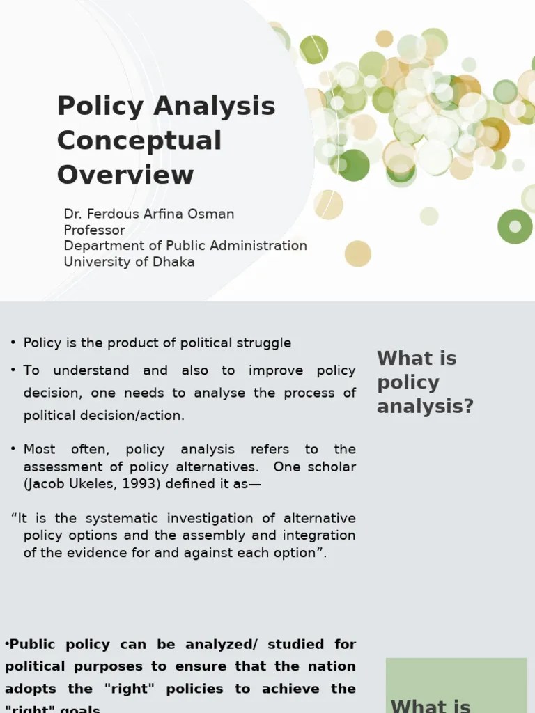 Public Policy Analysis | PDF | Policy | Policy Analysis