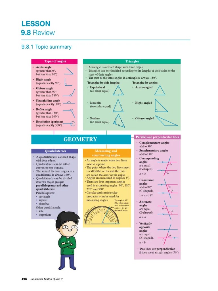 Year 7 Geometry Lesson Sheet | PDF