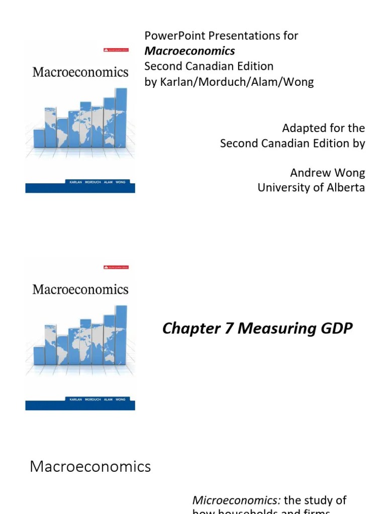Ch 7 Measuring GDP | PDF | Gross Domestic Product | Macroeconomics