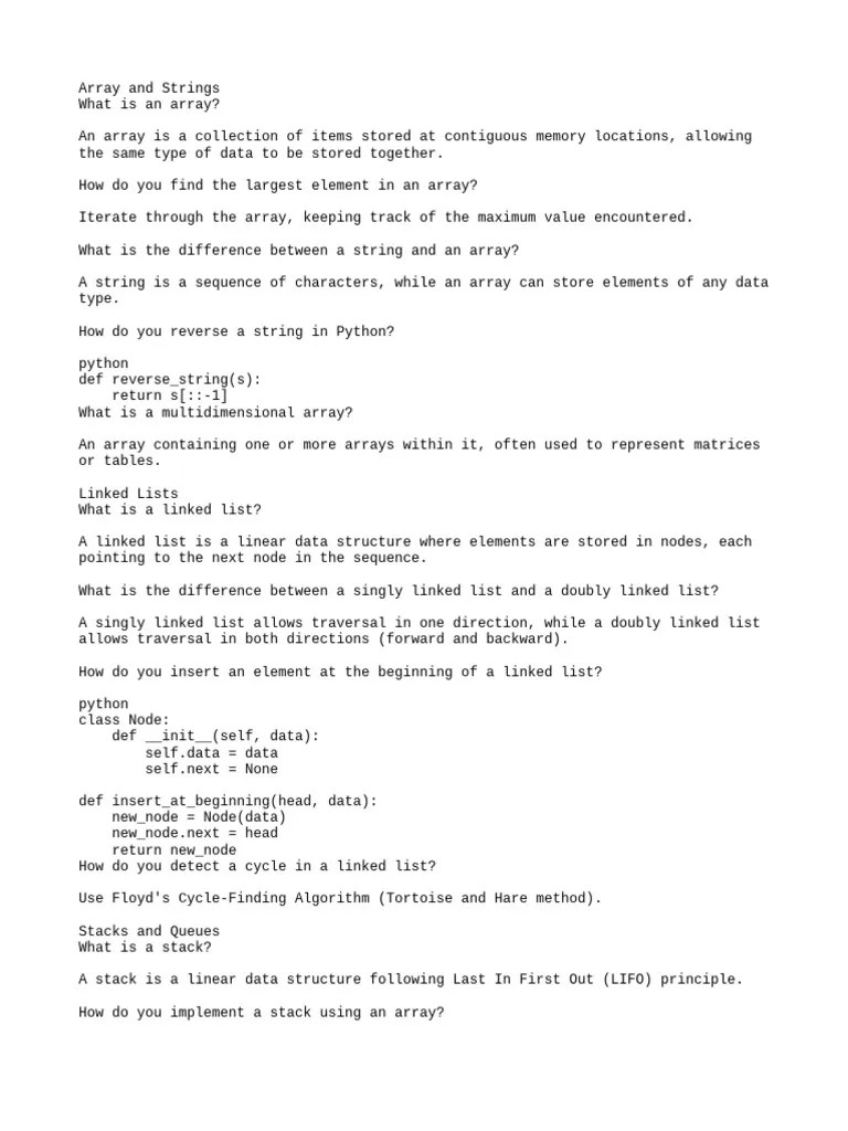 Basics Of DSA | PDF | Queue (Abstract Data Type) | Algorithms And Data ...