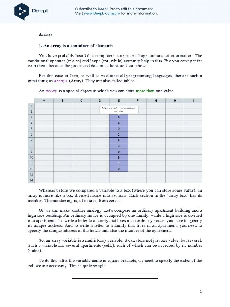 Assignment 2.1.(Arrays) | PDF | Integer (Computer Science) | Data Type
