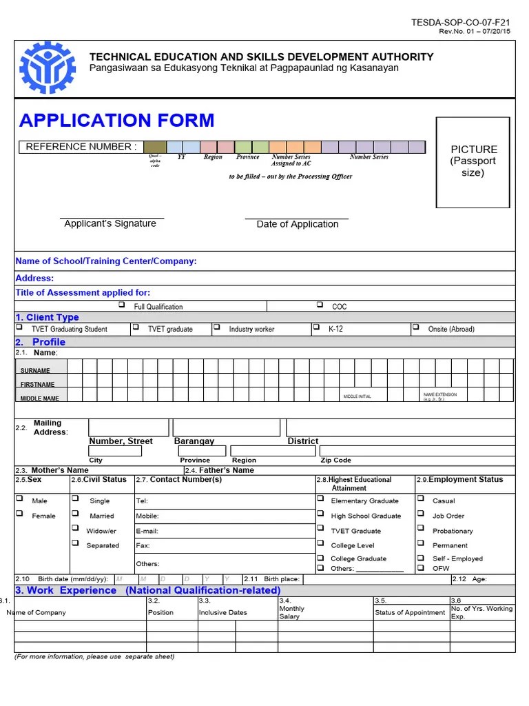 Application Form 2024 | PDF